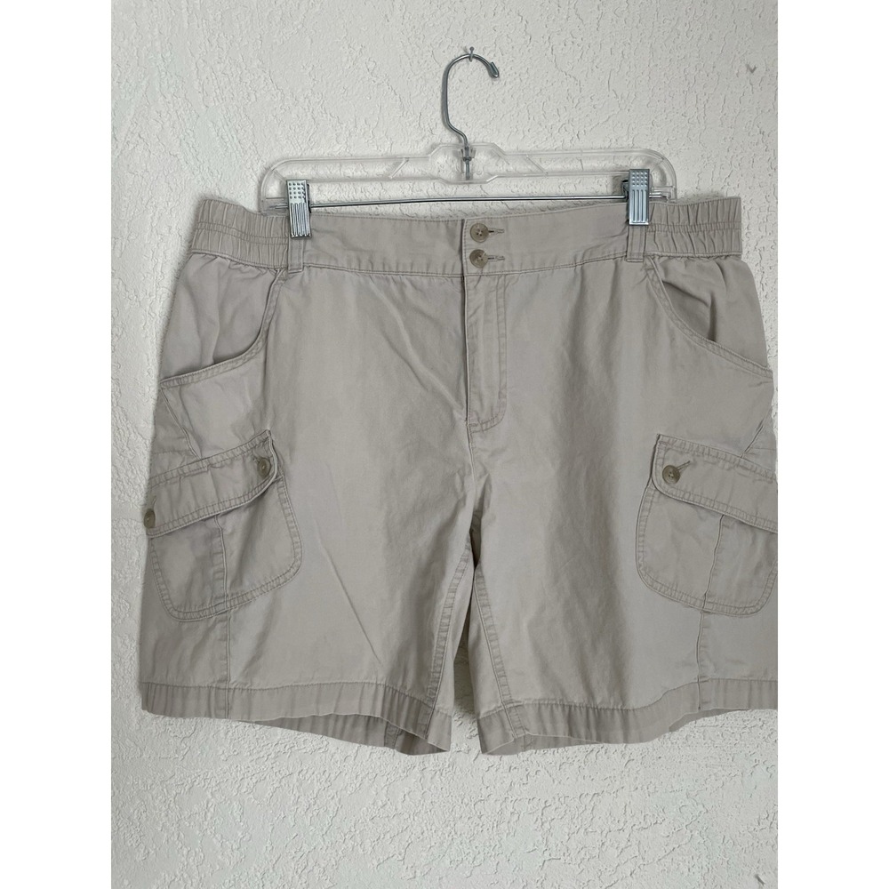 Columbia Cargo‎ Shorts Women's XL 100% Cotton Outdoor Casual Hiking
